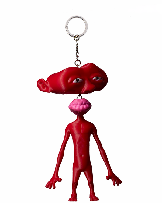 Udo Keychain: "Condimenta" (Red)