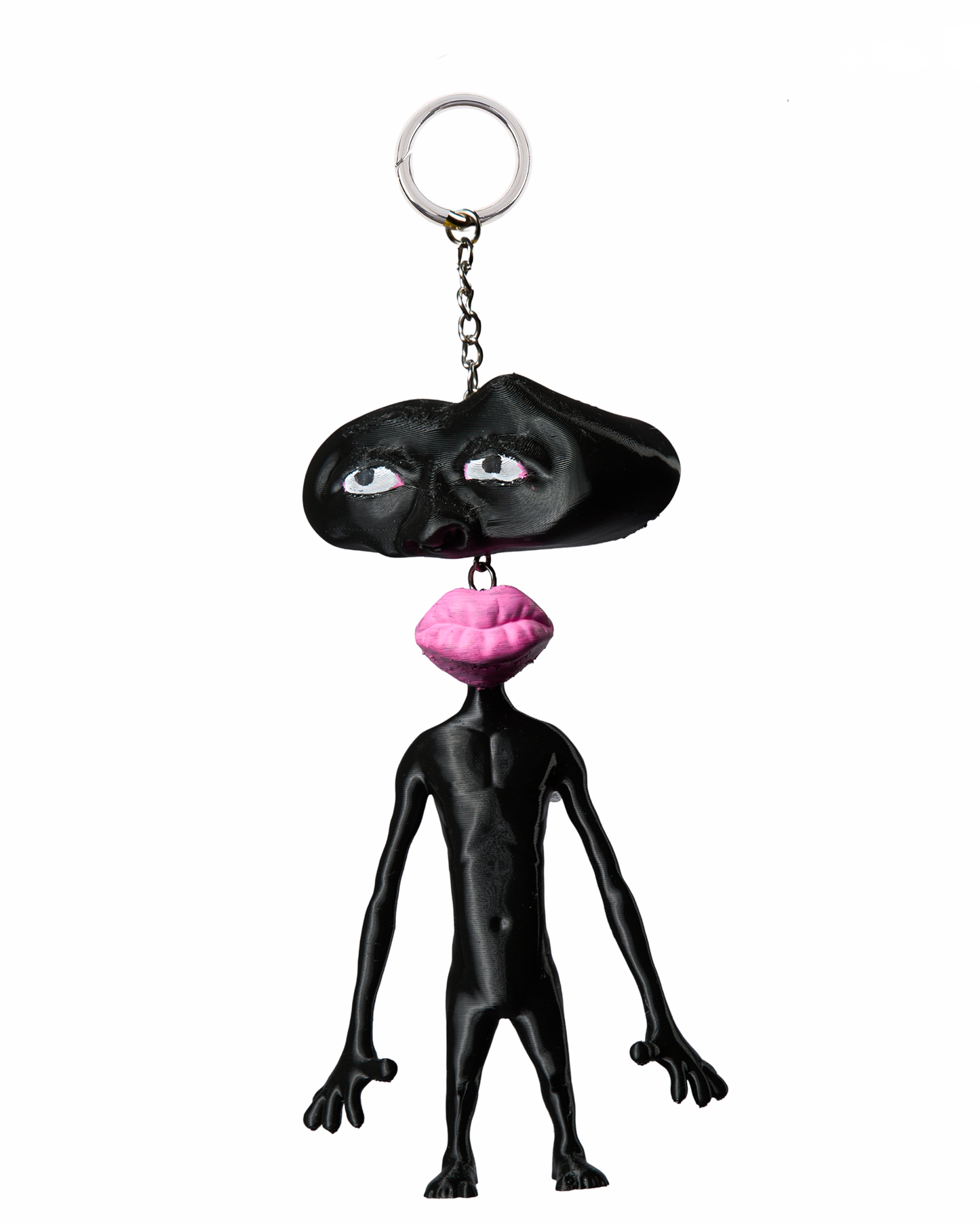 Udo Keychain: "Eyedeaya" (Black)